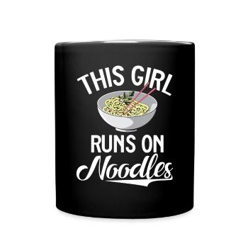 Cadeaux pour les amateurs de nouilles - Mug uni - noir - Devant