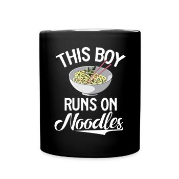 Cadeaux pour les amateurs de nouilles - Mug uni - noir - Devant