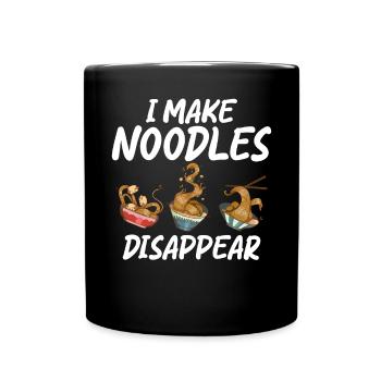 Noodle Lover Gifts - Tasse einfarbig - Schwarz - Vorne