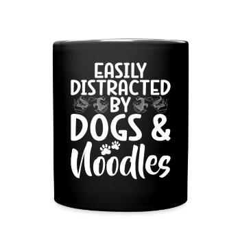 Noodle Lover Gifts - Tasse einfarbig - Schwarz - Vorne