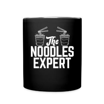 Noodle Lover Gifts - Tasse einfarbig - Schwarz - Vorne