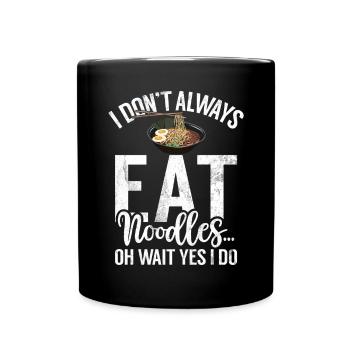 Cadeaux pour les amateurs de nouilles - Mug uni - noir - Devant