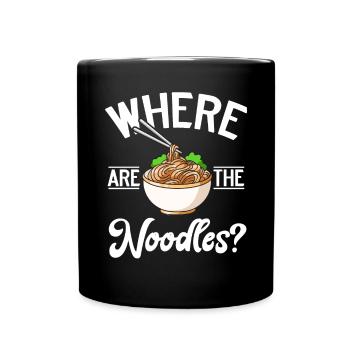 Cadeaux pour les amateurs de nouilles - Mug uni - noir - Devant