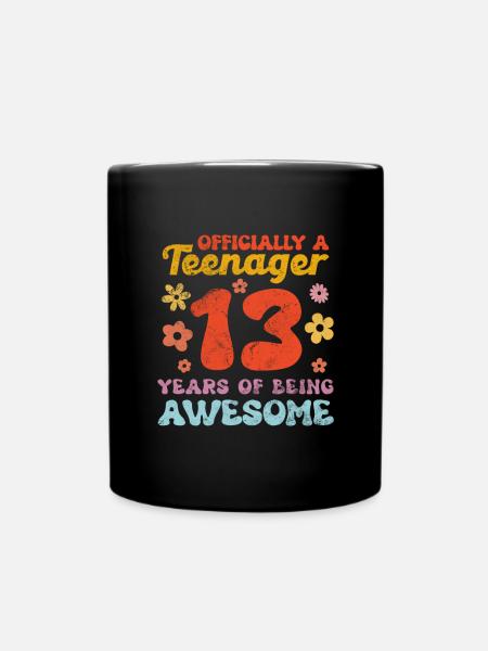 Teenager - Full Colour Mug - black
