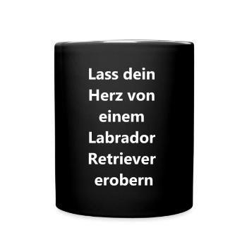 Proof of love for dog lovers - Full Colour Mug - black - Front