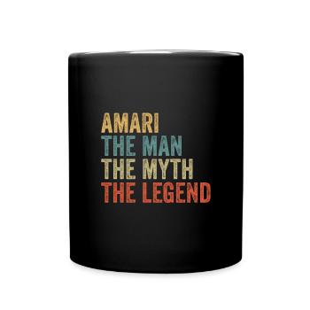 Amari l’homme le mythe - Mug uni - noir - Devant