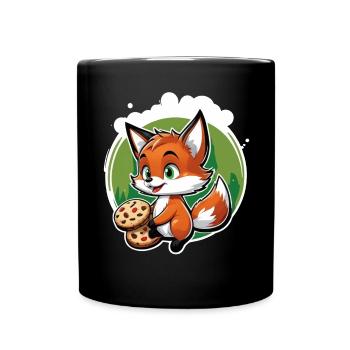 Foxy Pastry - Full Colour Mug - black - Front