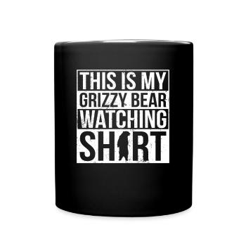 Grizzly Bear Brown Bear Bear - Full Colour Mug - black - Front