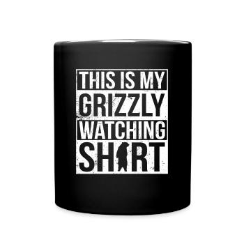 Grizzly Bear Brown Bear Bear - Full Colour Mug - black - Front
