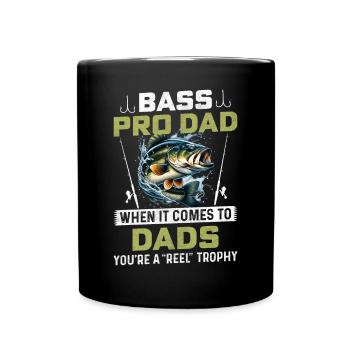 Bass Pro Dad - Full Colour Mug - black - Front