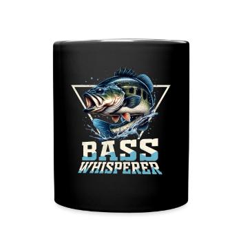 Achigan Whusperer - Mug uni - noir - Devant