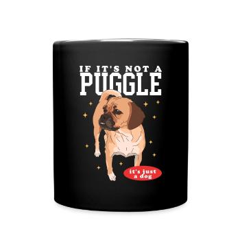 Puggle Dog Propriétaire de chien Cadeau de propriétaire de chien - Mug uni - noir - Devant