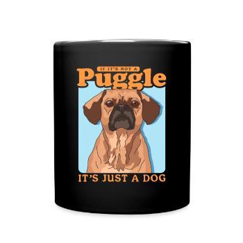 Puggle Dog Owner Cadeau de propriétaire de chien - Mug uni - noir - Devant