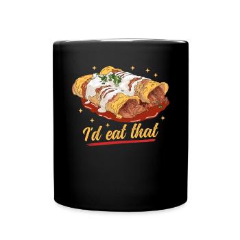 Enchilada Mexican Food Enchiladas Gift - Full Colour Mug - black - Front