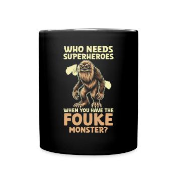 Monstre de Fouke Sasquatch du Sud Cryptozoologie - Mug uni - noir - Devant
