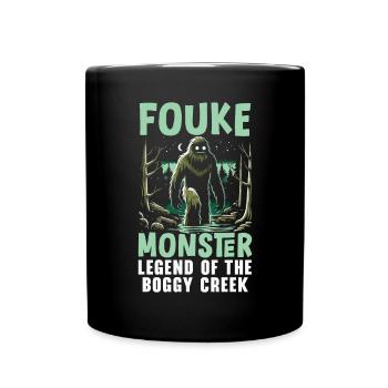 Monstre de Fouke Sasquatch du Sud Cryptozoologie - Mug uni - noir - Devant