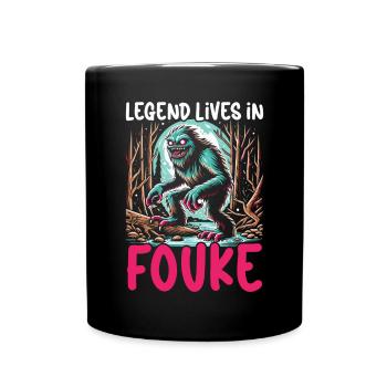 Monstre de Fouke Sasquatch du Sud Cryptozoologie - Mug uni - noir - Devant