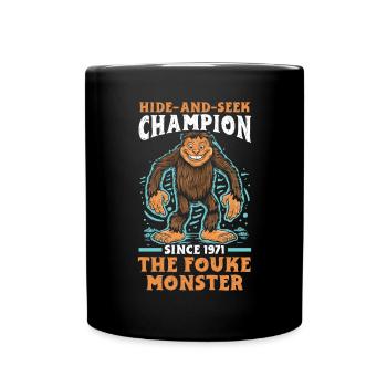 Monstre de Fouke Sasquatch du Sud Cryptozoologie - Mug uni - noir - Devant