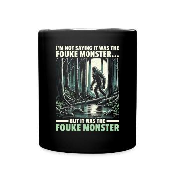 Fouke Monster Southern Sasquatch Cryptozoology - Full Colour Mug - black - Front