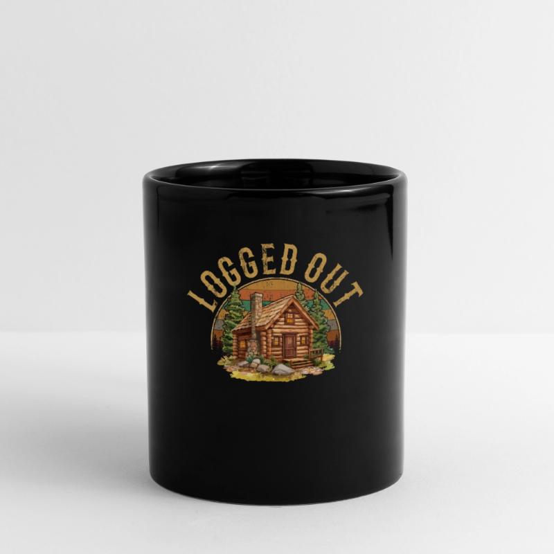 Cabane déconnectée, cabine extérieure Mug uni