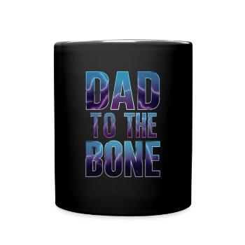 Dad To The Bone Unparalleled Style - Full Colour Mug - black - Front
