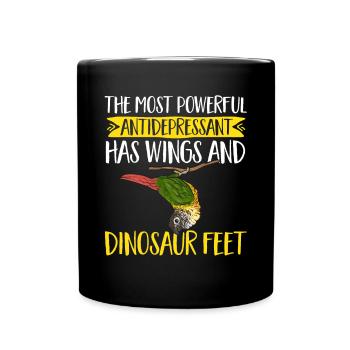 Molina Parakeet Parrot Bird Parakeet - Full Colour Mug - black - Front