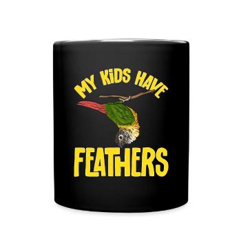 Molina Parakeet Parrot Bird Parakeet - Full Colour Mug - black - Front