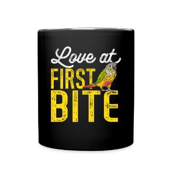 Molina Parakeet Parrot Bird Parakeet - Full Colour Mug - black - Front