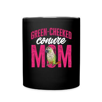 Molina Parakeet Parrot Bird Parakeet - Full Colour Mug - black - Front