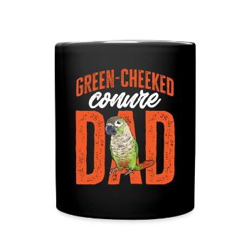 Molina Parakeet Parrot Bird Parakeet - Full Colour Mug - black - Front