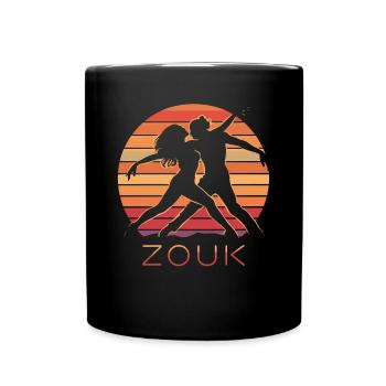 Zouk-Tanz-Geschenk - Tasse einfarbig - Schwarz - Vorne