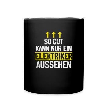 Électricien fier, professionnel et irrésistible - Mug uni - noir - Devant
