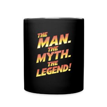 L’homme, le mythe, la légende - Mug uni - noir - Devant