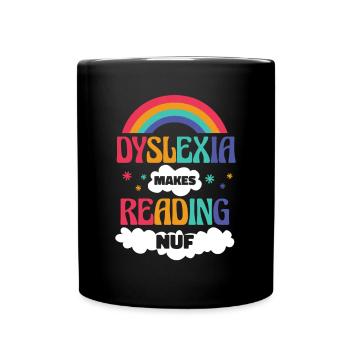 La dyslexie rend la lecture nuf dyslexie apraxie - Mug uni - noir - Devant