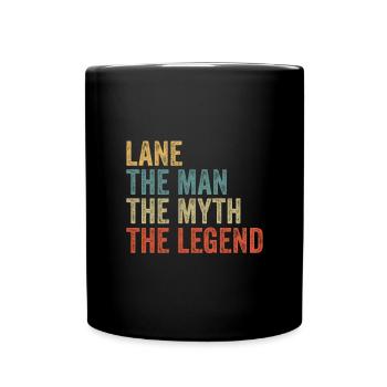 Lane the man the myth - Full Colour Mug - black - Front