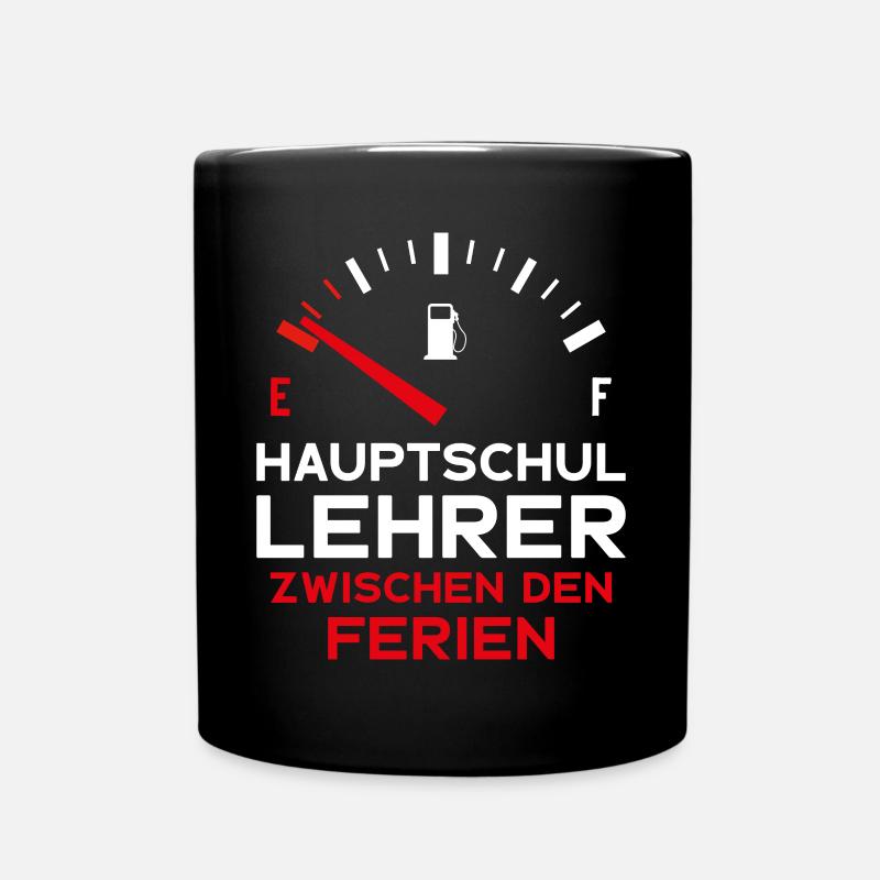 LUSTIG HAUPTSCHULLEHRER FERIEN HAUPTSCHULE LEHRER - Tasse einfarbig - Schwarz