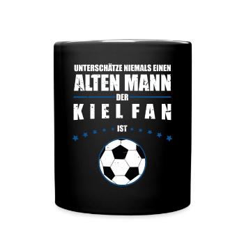 Aufsteiger 2024 Kiel Aufsteiger Shirt - Tasse einfarbig - Schwarz - Vorne