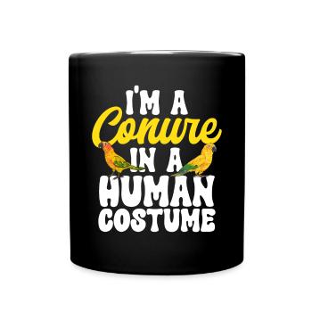Parakeet, Parrot, Parakeet, Bird - Full Colour Mug - black - Front