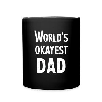 Le meilleur papa le plus correct du monde - Mug uni - noir - Devant