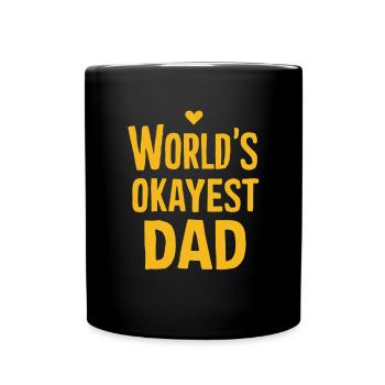 Le meilleur papa le plus correct du monde - Mug uni - noir - Devant