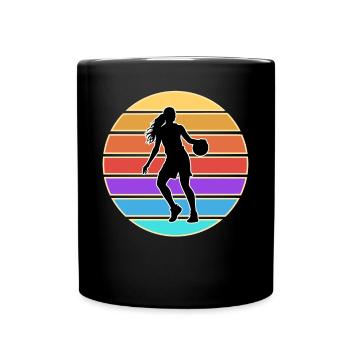 Basketball Basketball Women Basketball - Full Colour Mug - black - Front
