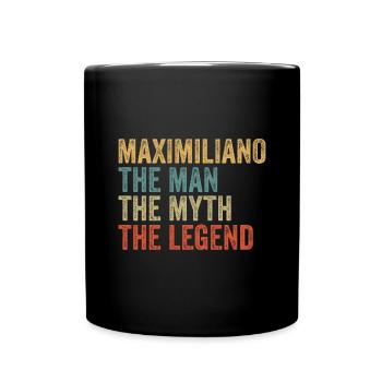 Maximiliano l’homme le mythe - Mug uni - noir - Devant