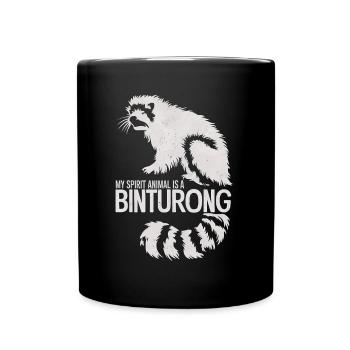Binturong Bearcat Geschenk - Tasse einfarbig - Schwarz - Vorne