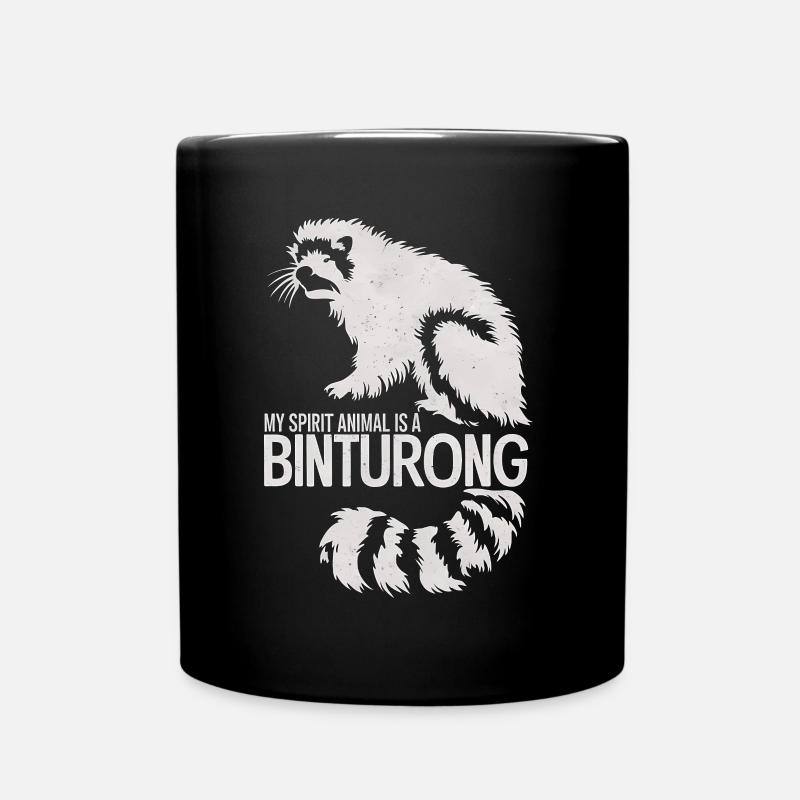 Binturong Bearcat Geschenk - Tasse einfarbig - Schwarz