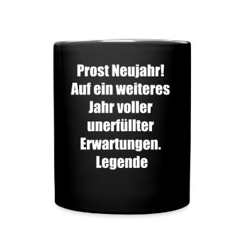 New Year's Eve gift - Full Colour Mug - black - Front