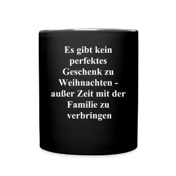 Domestic happiness - Full Colour Mug - black - Front