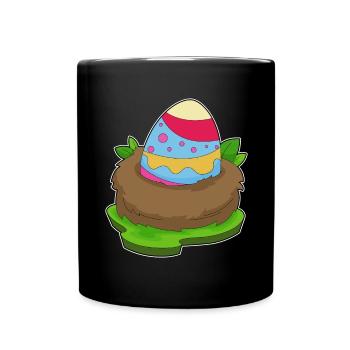 Œuf de Pâques - Mug uni - noir - Devant