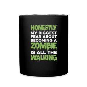 Zombie Zombie Hunter Zombie Apocalypse Cadeau - Mug uni - noir - Devant