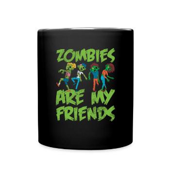 Zombie - Tasse einfarbig - Schwarz - Vorne