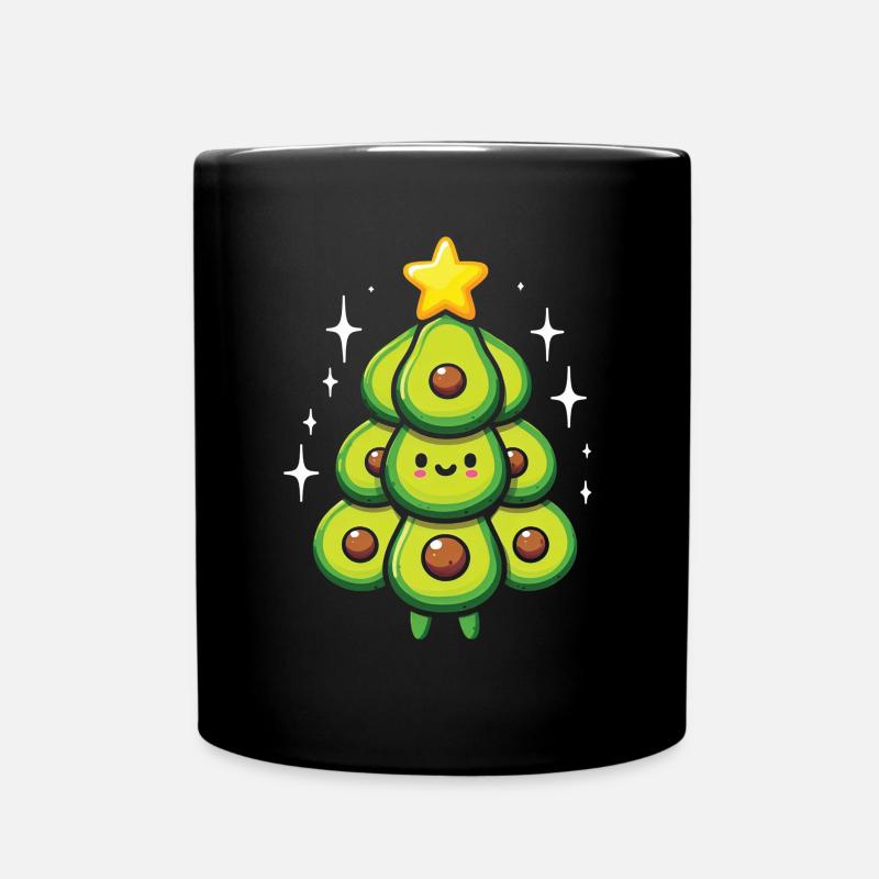 Avocado - Tasse einfarbig - Schwarz